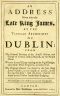 [Gutenberg 58419] • An Address Given in to the Late King James by the Titular Archbishop of Dublin